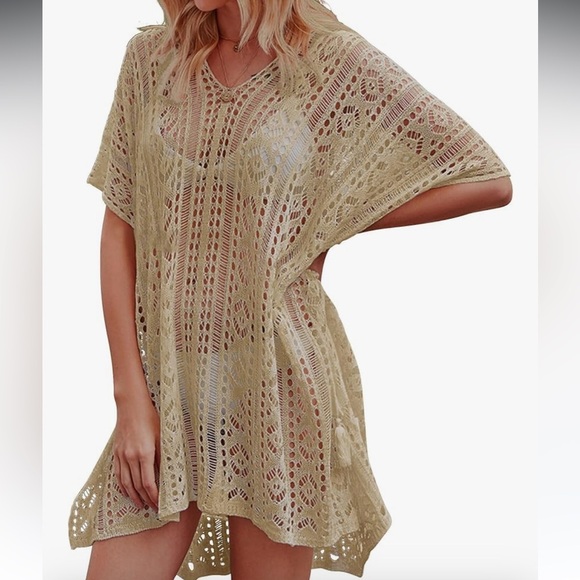 Subuteay Swimsuit Crochet Swim Cover Up - Picture 3 of 7